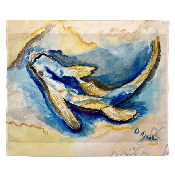 Golden Koi Outdoor Wall Hanging 24x30