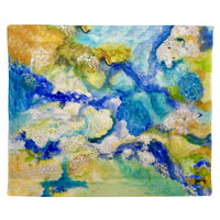 Abstract Hydrangea Outdoor Wall Hanging 24x30