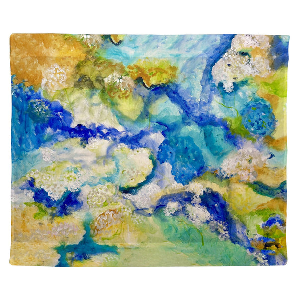 Abstract Hydrangea Outdoor Wall Hanging 24x30