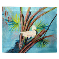 Roosting Egret Outdoor Wall Hanging 24x30