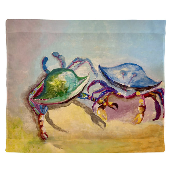 Betsy's Two Crabs Outdoor Wall Hanging 24x30
