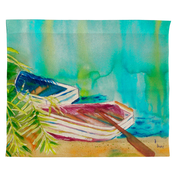 Row Boats Outdoor Wall Hanging 24x30