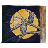 Night Owls Outdoor Wall Hanging 24x30