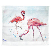Betsy's Flamingos Outdoor Wall Hanging 24x30