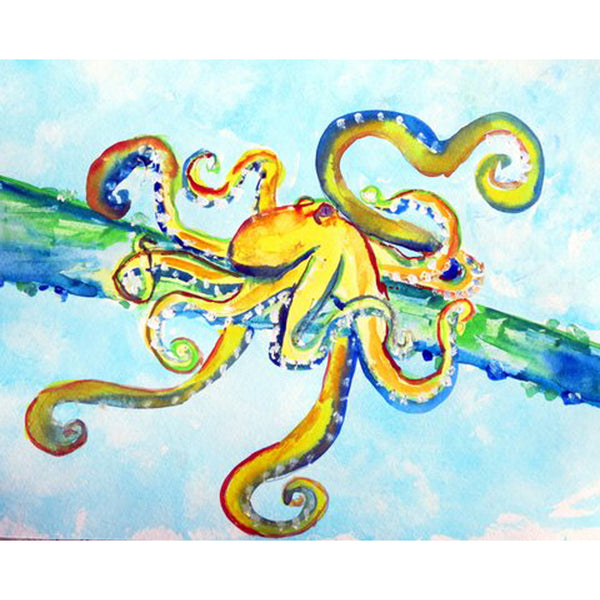 Crazy Octopus Outdoor Wall Hanging 24x30