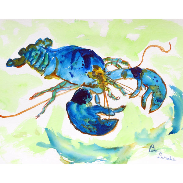 Green-Blue Lobster Outdoor Wall Hanging 24x30