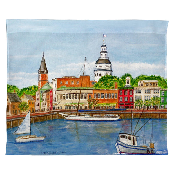 Annapolis City Dock, MD Outdoor Wall Hanging 24x30