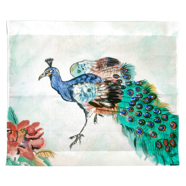 Betsy's Peacock Outdoor Wall Hanging 24x30