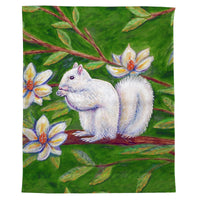 White Squirrel Outdoor Wall Hanging 24x30