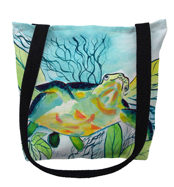 Smiling Sea Turtle Tote Bag