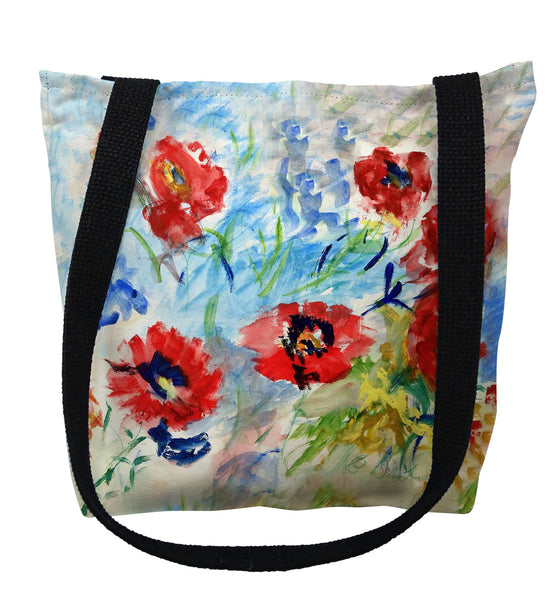 Red Poppies Tote Bag