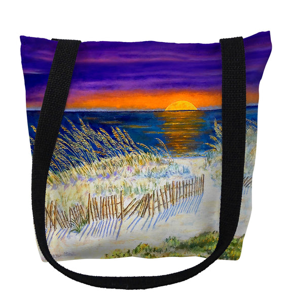 Sea Oats Moonrise II Tote Bag