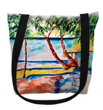 Palms and Cottage Tote Bag