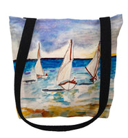 Three Sailboats Tote Bag