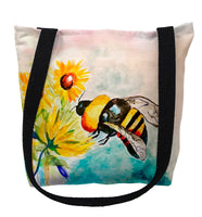 Bee & Flower Tote Bag