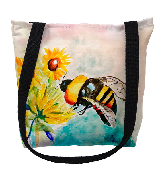 Bee & Flower Tote Bag