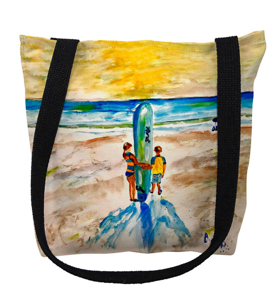 Two Surfers Tote Bag