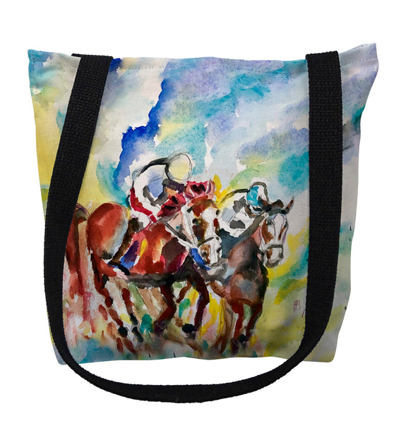 Horses Neck & Neck Tote Bag