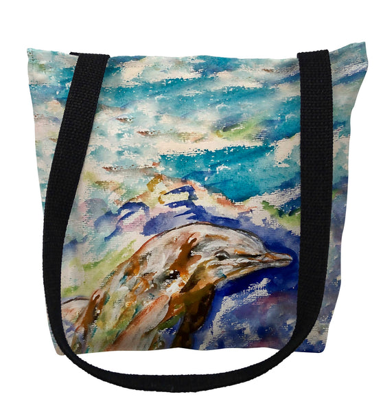 Dolphin Portrait Tote Bag