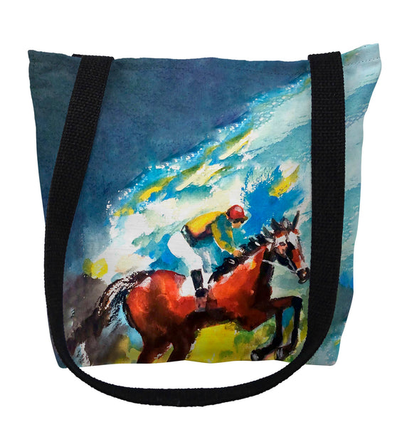 Horse Jumping Tote Bag