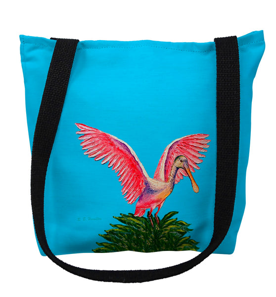Spoonbill Wings Spread Tote Bag