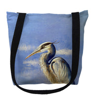 Blue Heron Portrait Tote Bag