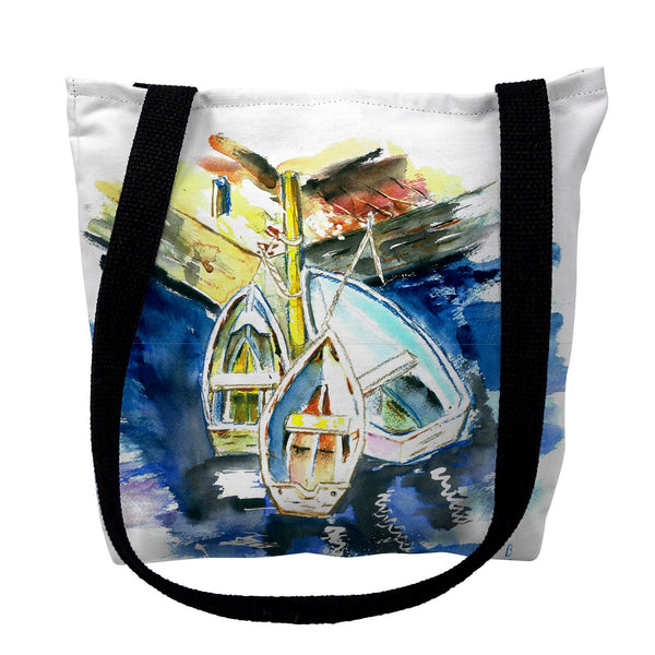 Three Row Boats Tote Bag