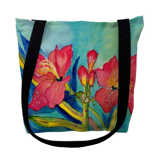 Pink Amaryllis Tote Bag