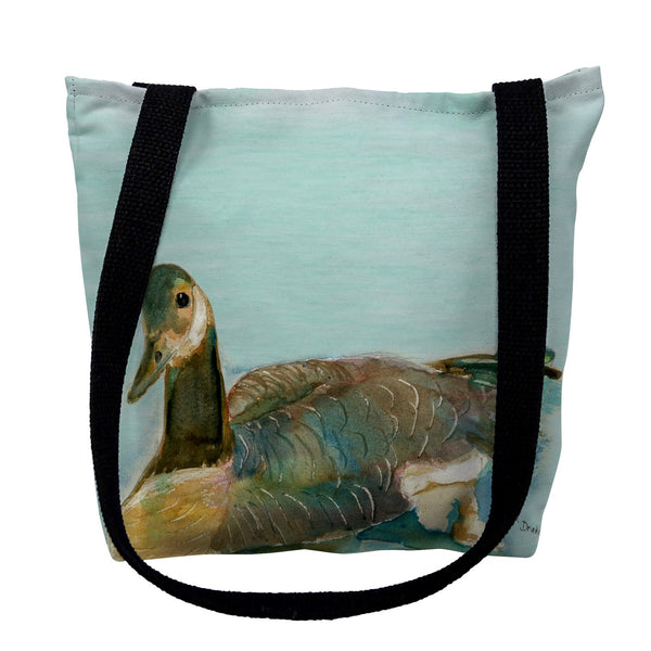Goose on Teal Tote Bag