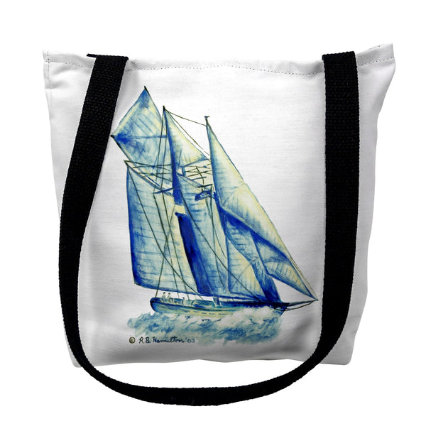 Blue Sailboat Tote Bag