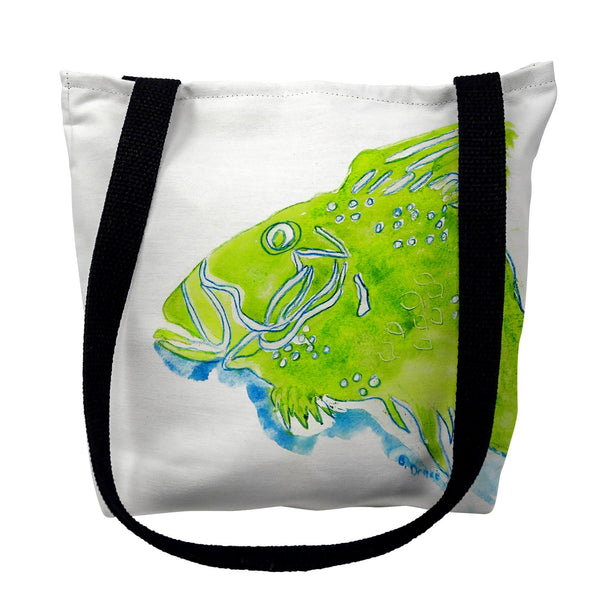 Green Fish Tote Bag