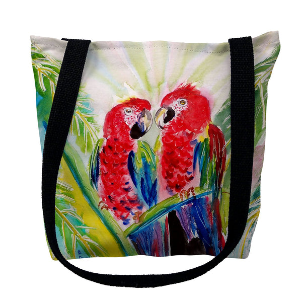 Two Parrots Tote Bag