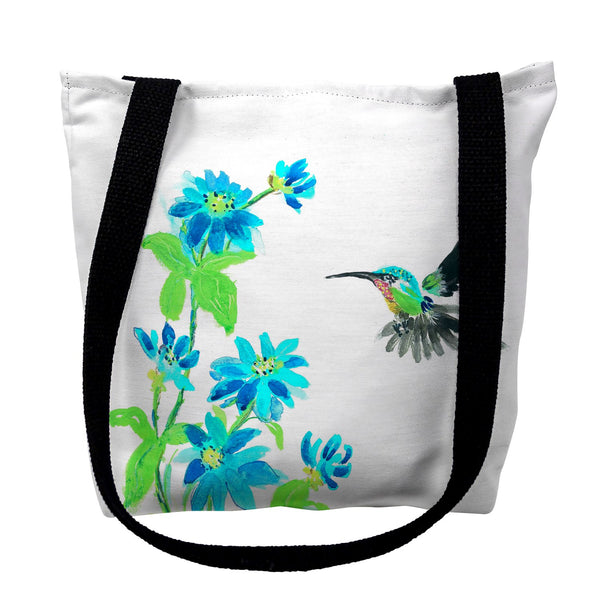 Flower & Hummingbird Tote Bag