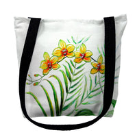 Yellow Orchids Tote Bag