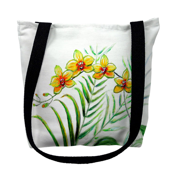 Yellow Orchids Tote Bag