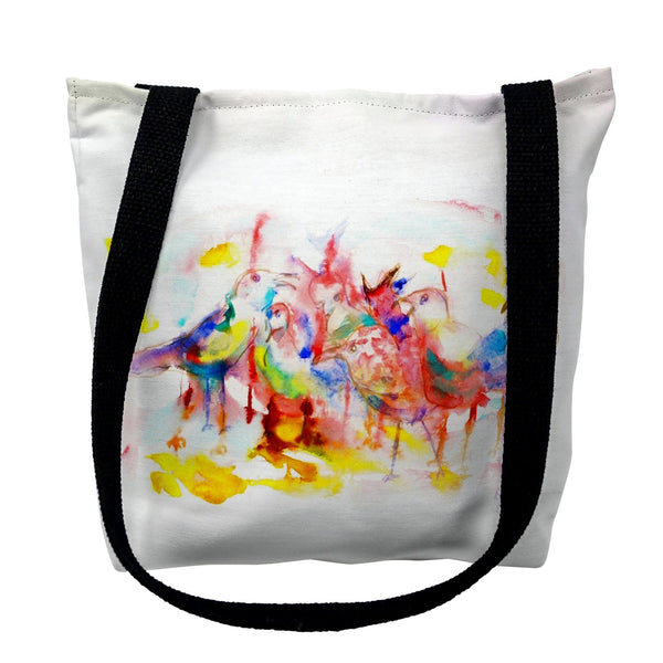 Abstracat Sea Gulls Tote Bag