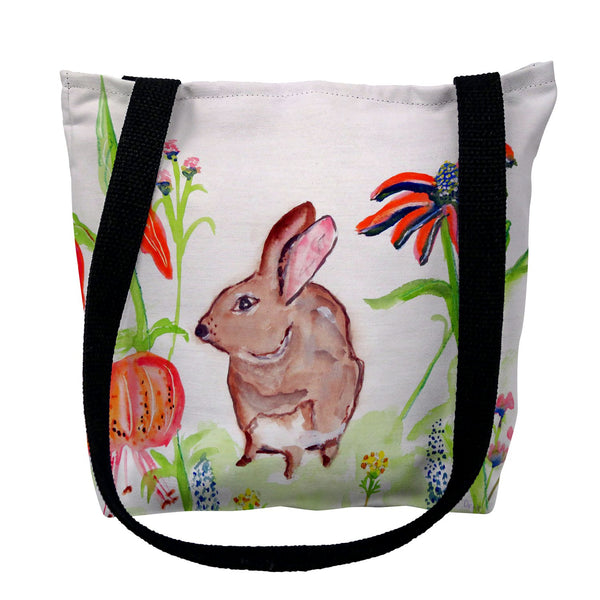 Brown Rabbit Left Tote Bag
