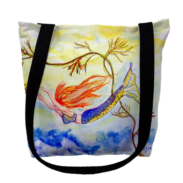 Diving Mermaid Tote Bag