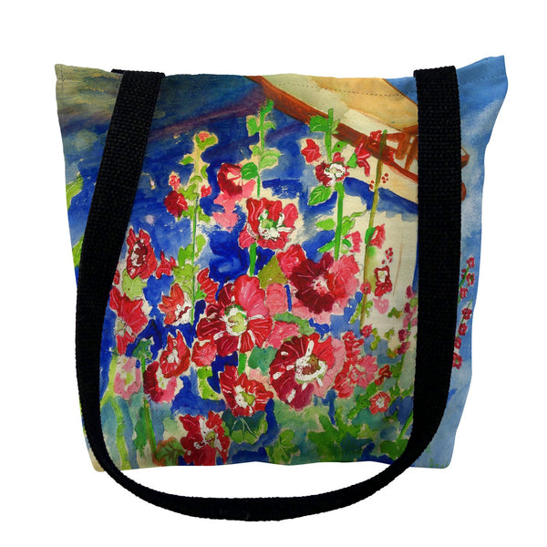 Hollyhocks Tote Bag