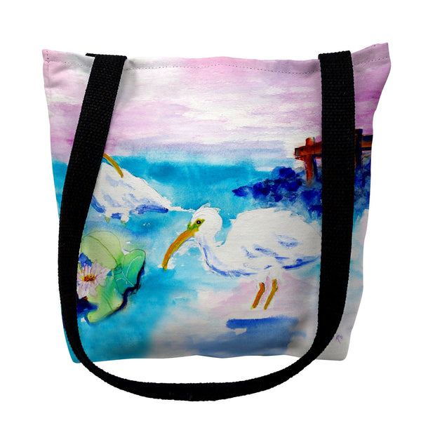Betsy's White Ibis Tote Bag
