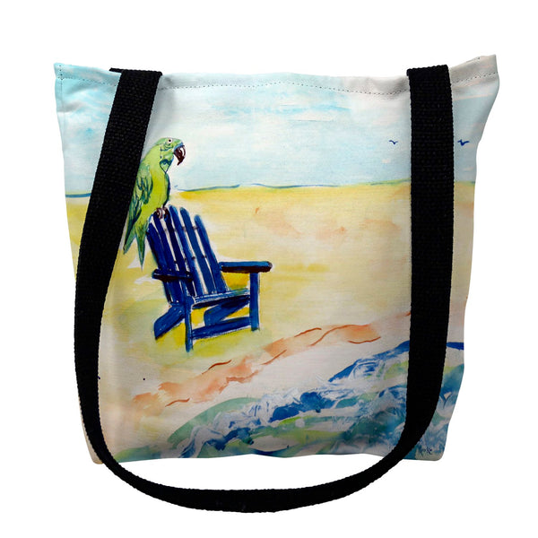 Parrot and Chair Tote Bag