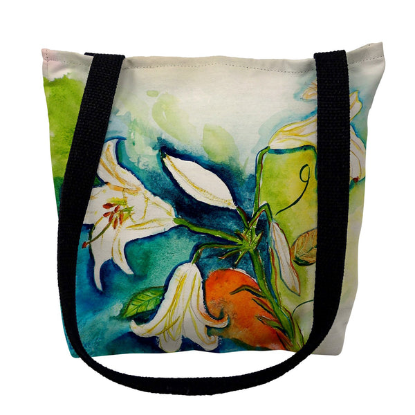 White Lily Tote Bag