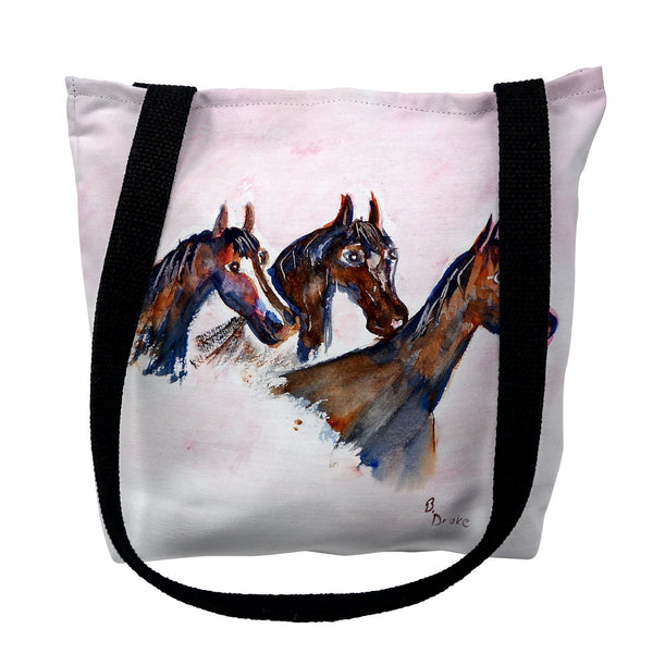 Three Horses Tote Bag