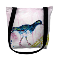 Black Shore Bird Tote Bag