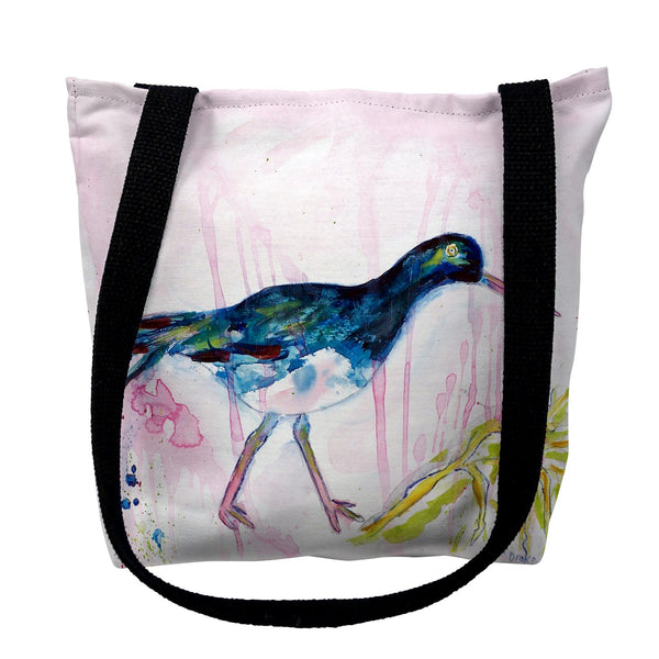 Black Shore Bird Tote Bag