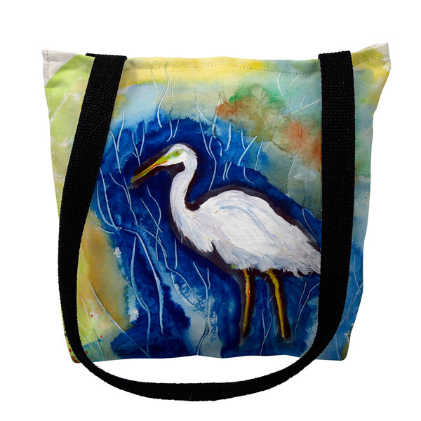 Egret Walking Tote Bag