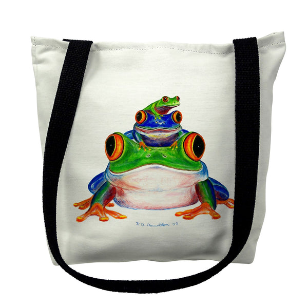 Stacked Frogs Tote Bag