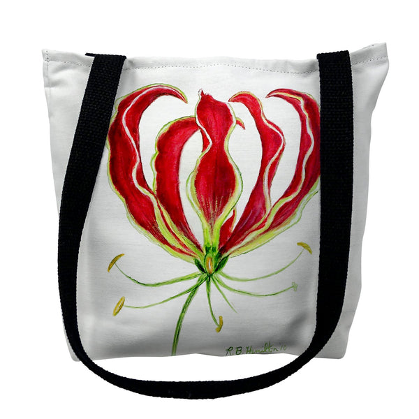 Red Lily Tote Bag