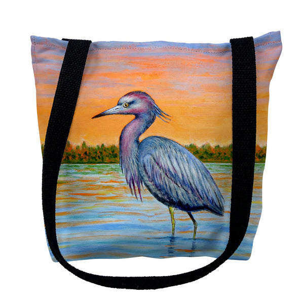 Heron & Sunset Tote Bag