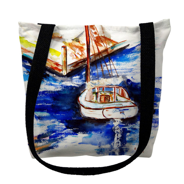 Sailboat & Dock Tote Bag